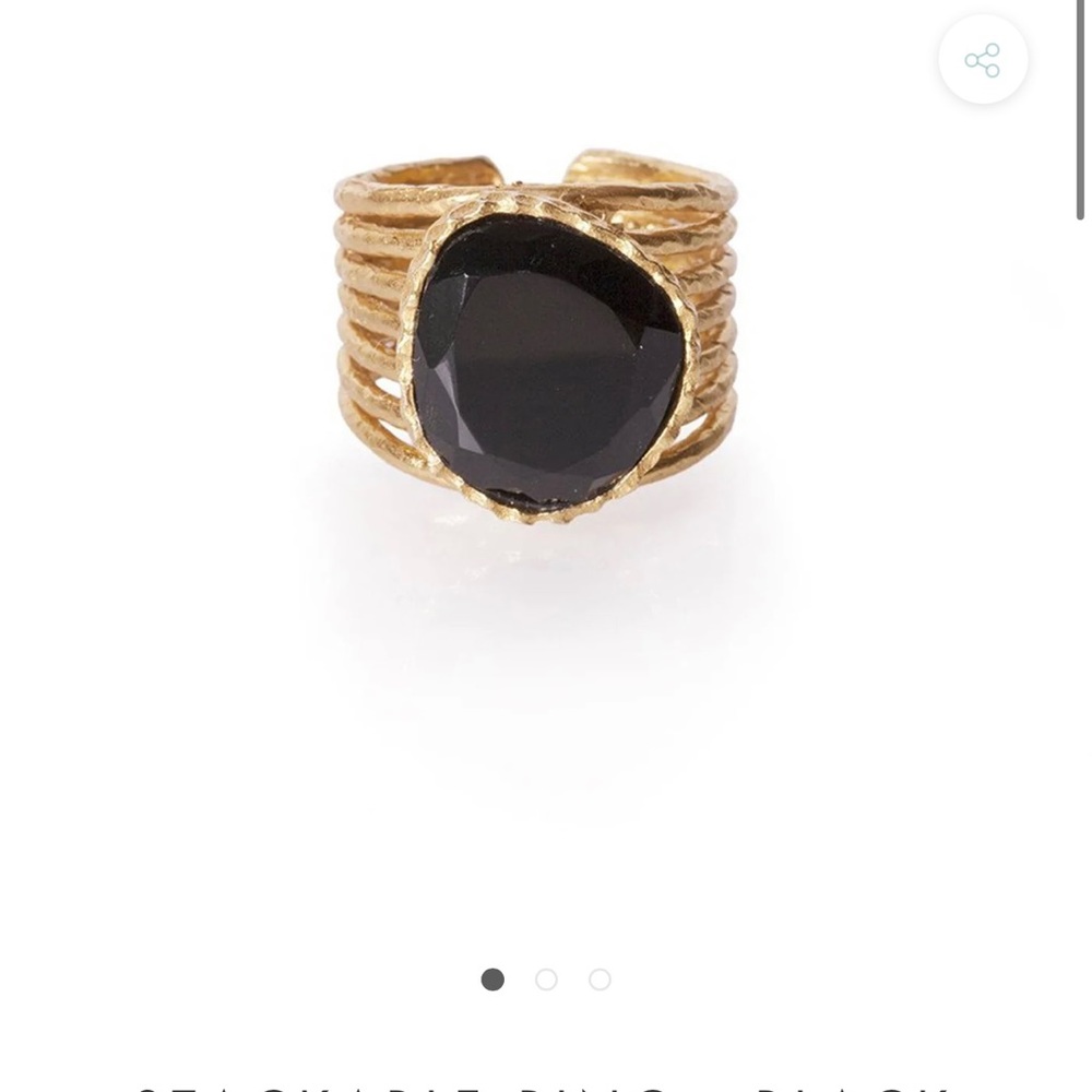 Black Onyx Ring by Christina Greene